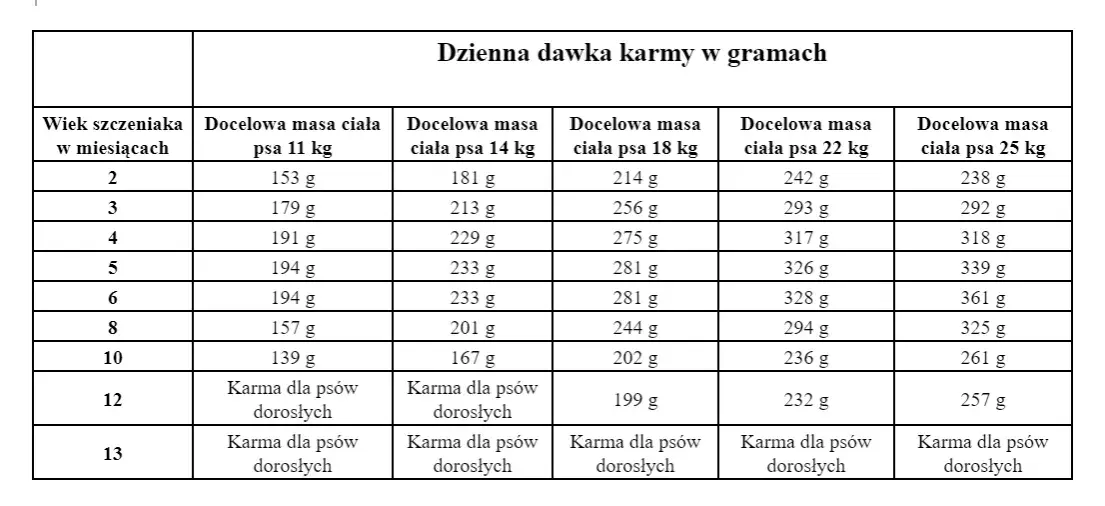 Ile gram karmy dla szczeniaka? Precyzyjny poradnik żywienia!