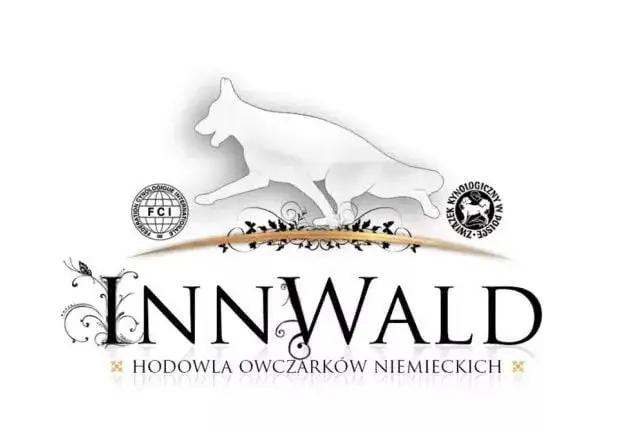 Logo ZKwP i rodowód owczarka niemieckiego