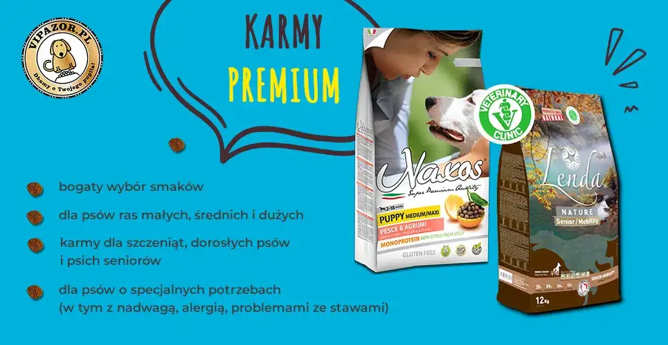 Różne rodzaje karm dla szczeniąt